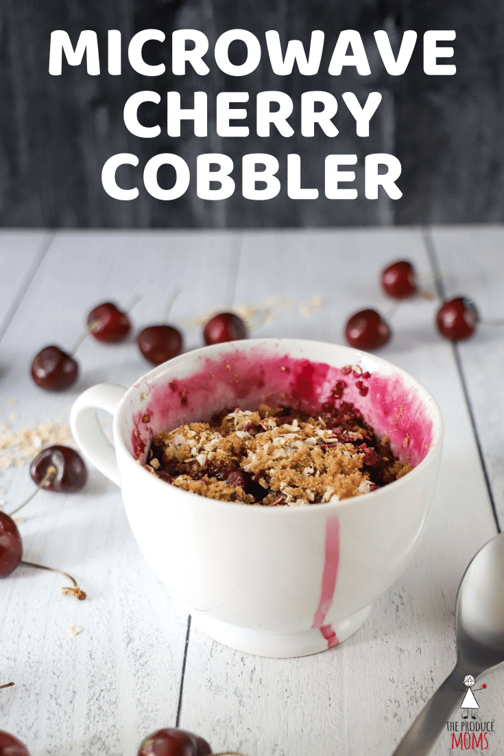 Microwave Cherry Cobbler