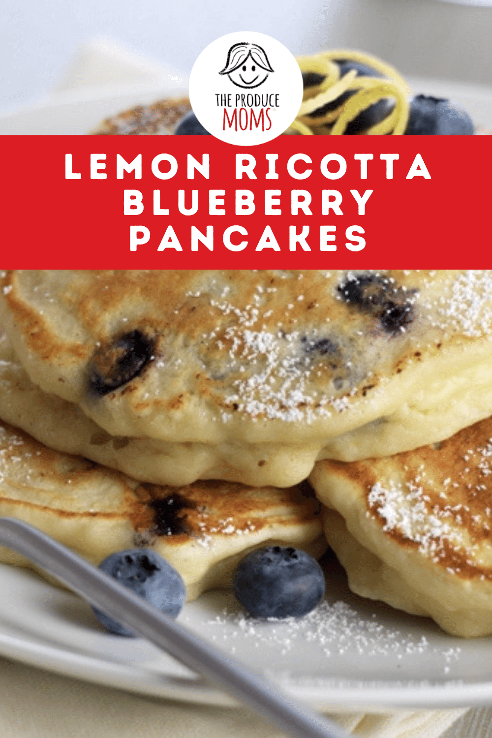 Lemon Ricotta Blueberry Pancakes