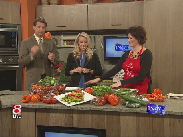 Holiday Fruit and Veggie Trays