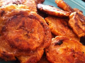 Tostones: Oven Baked Plantains