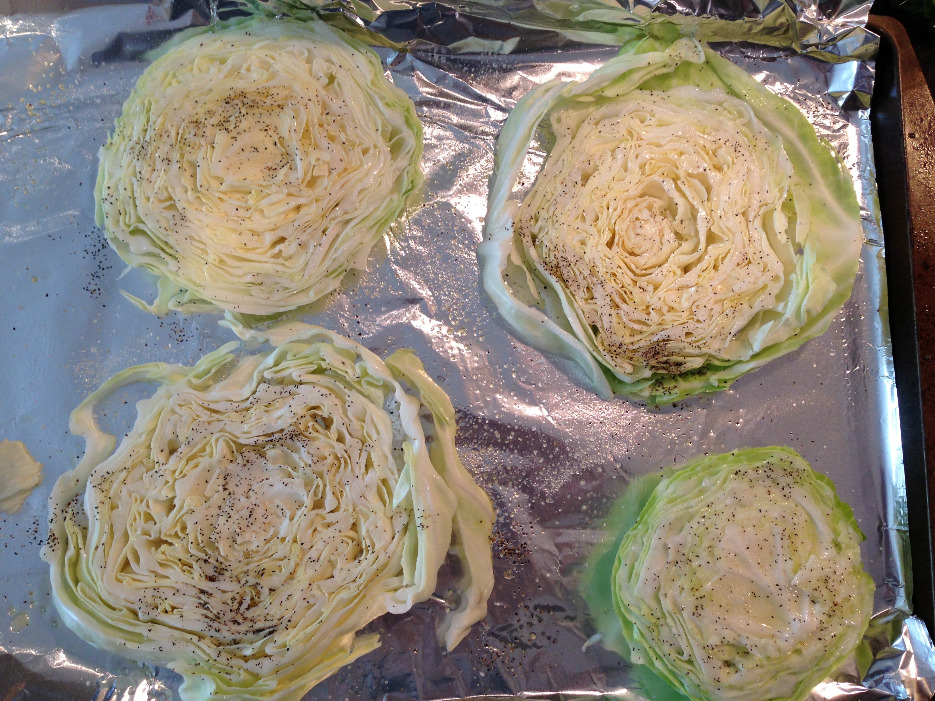 How to oven roast cabbage