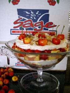 Fresh Cherry Trifle recipe