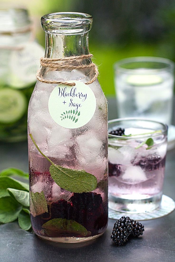 blackberry water infusion