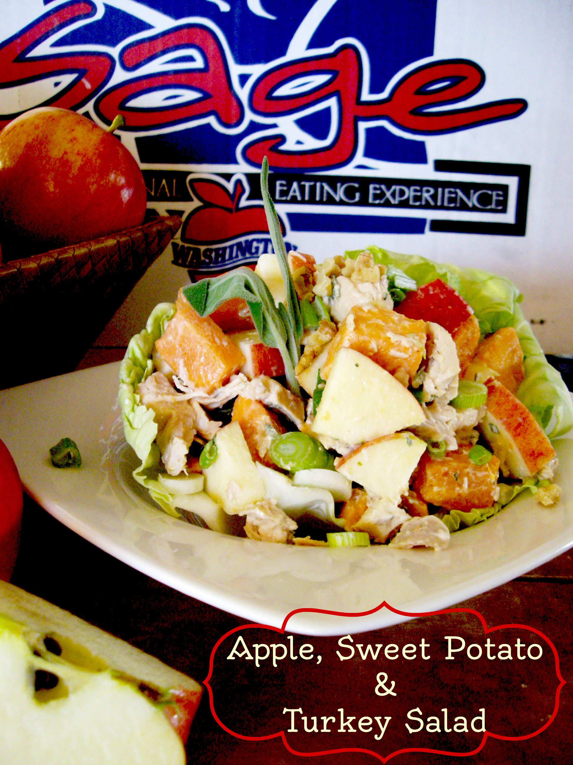 Apple, Sweet Potato, & Turkey Salad