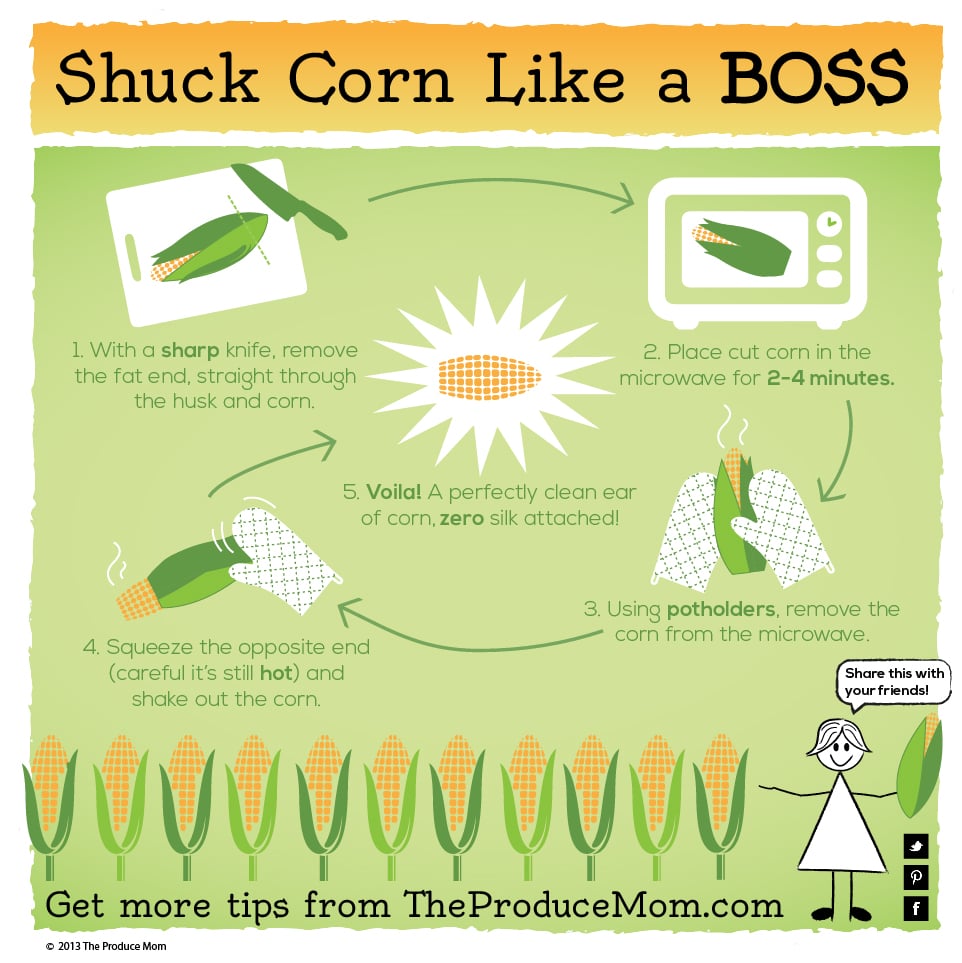 How To Shuck Corn on the Cob Without Making a Giant Mess! 