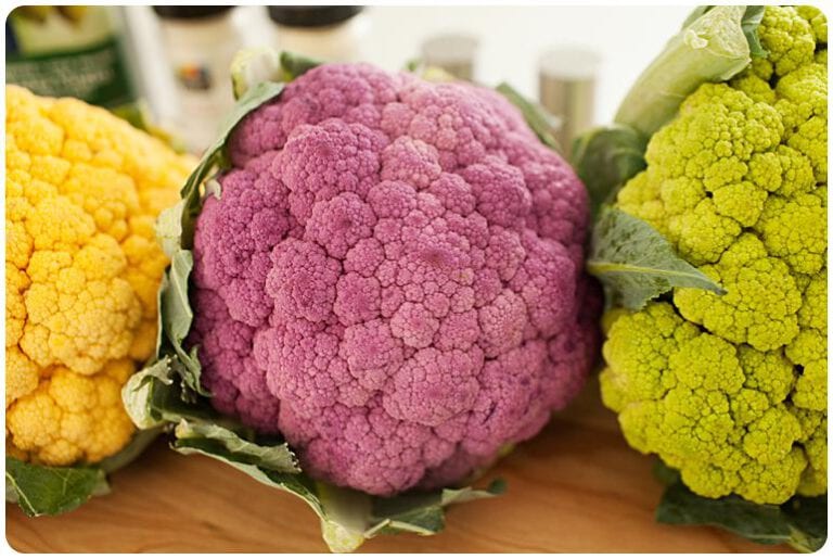 Roasted Rainbow Cauliflower: A Real Easter Treat!