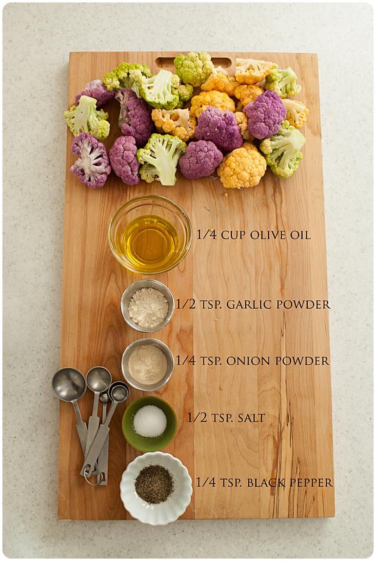 Roasted Rainbow Cauliflower Recipe
