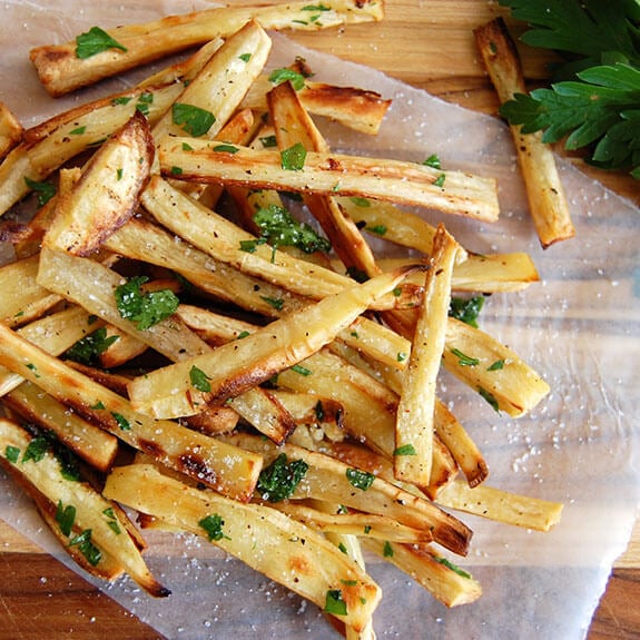 Parsnip Fries with Truffle Oil