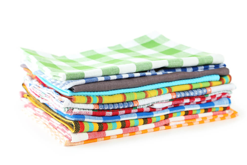 Cloth napkins are an easy way to reduce kitchen waste