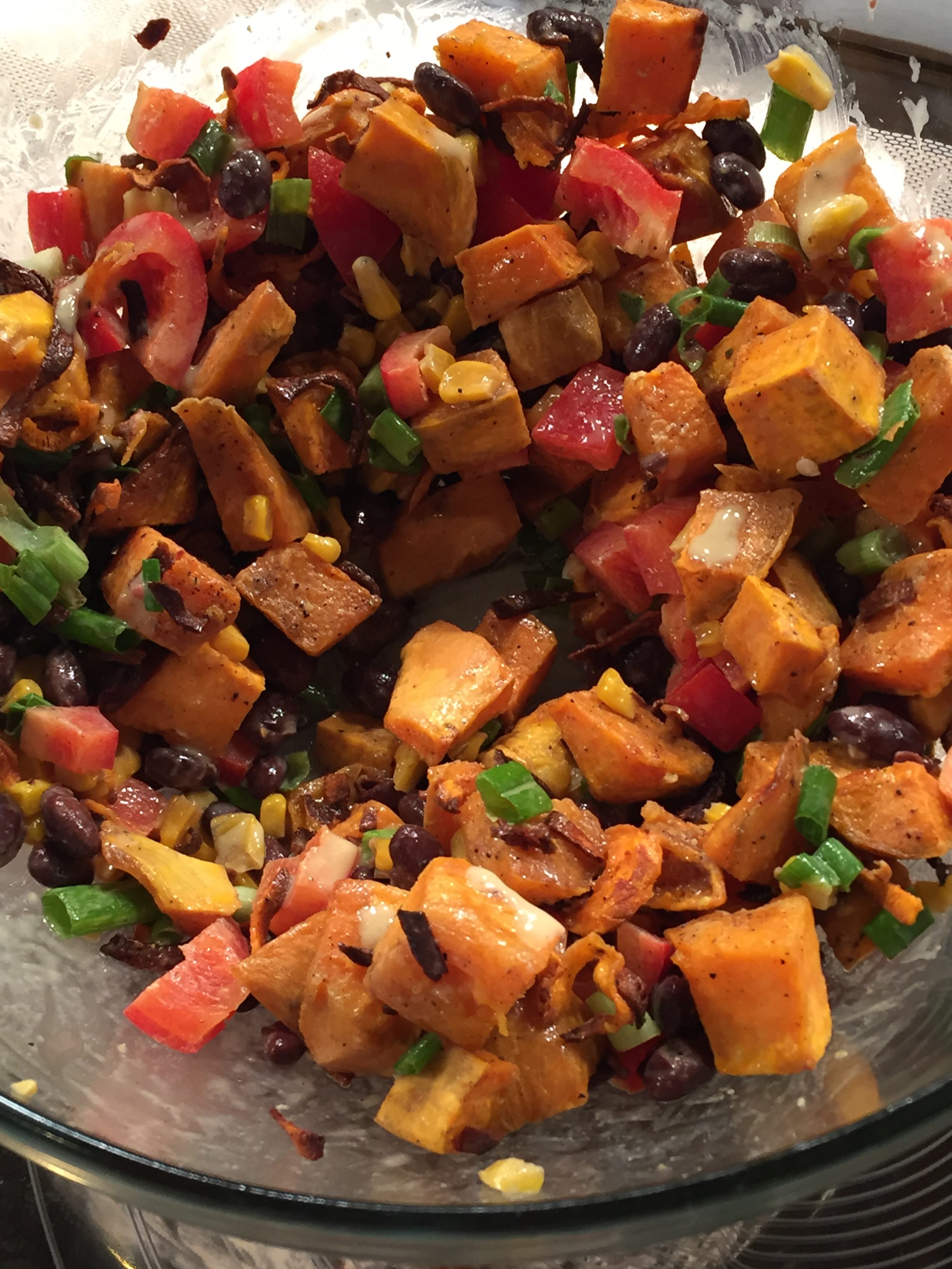 The Produce Mom celebrates National Salad Month - Roasted veggie salad