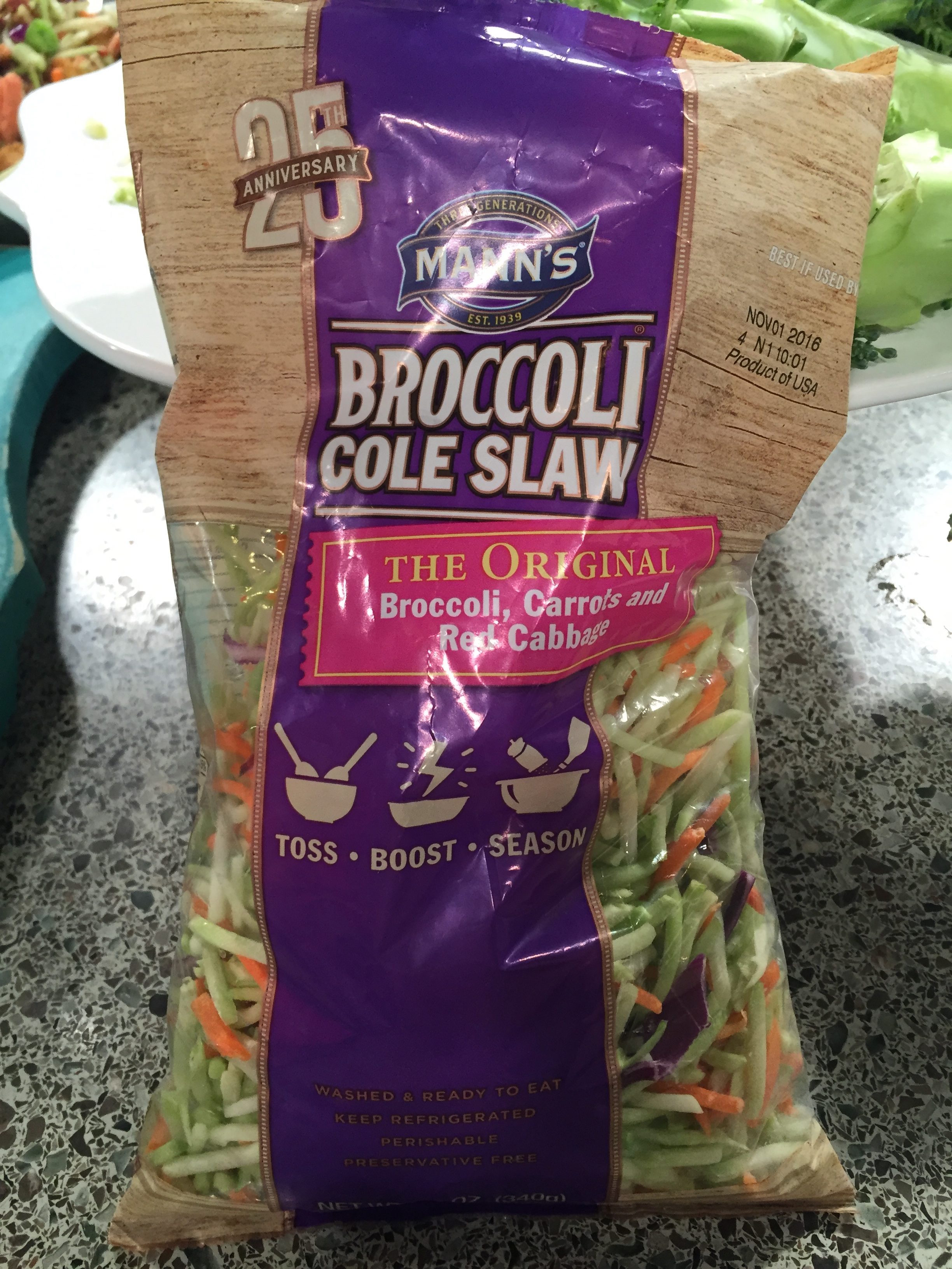 Broccoli Slaw from Mann's