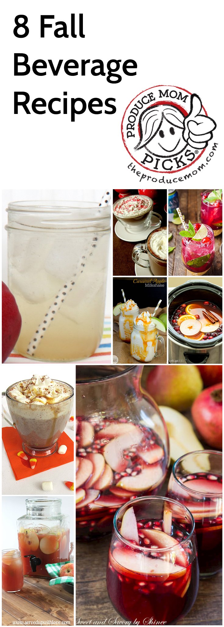8 Fall Beverage Recipes from The Produce Mom