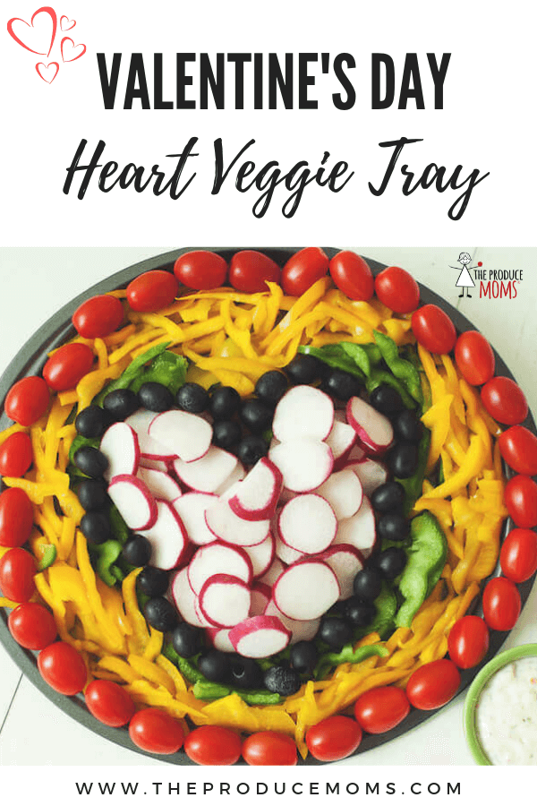 Valentine's Day Veggie Tray