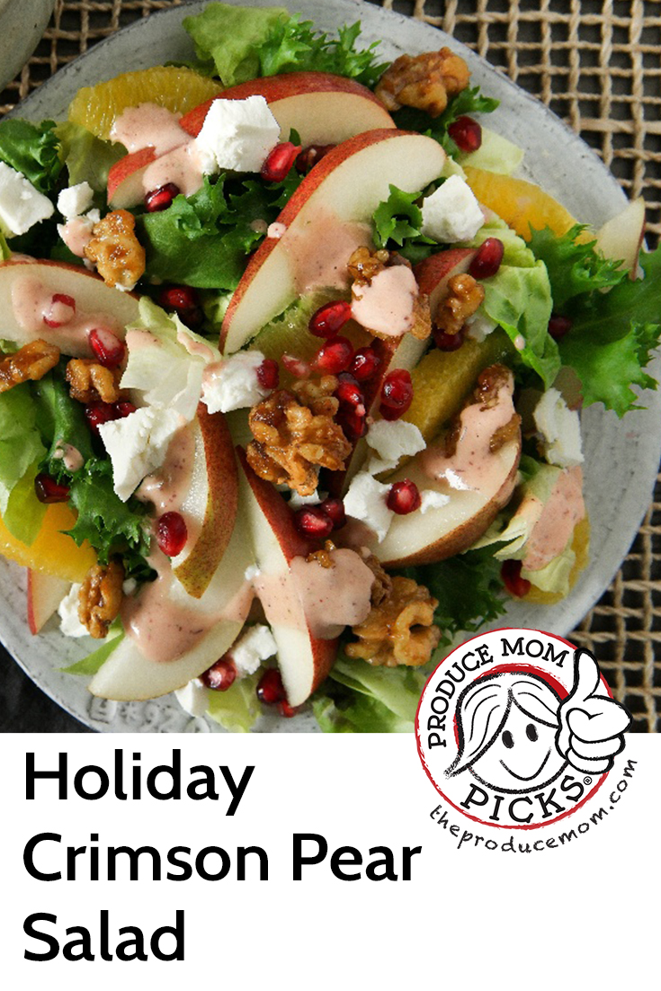 Holiday Crimson Pear Salad from Chelan Fresh