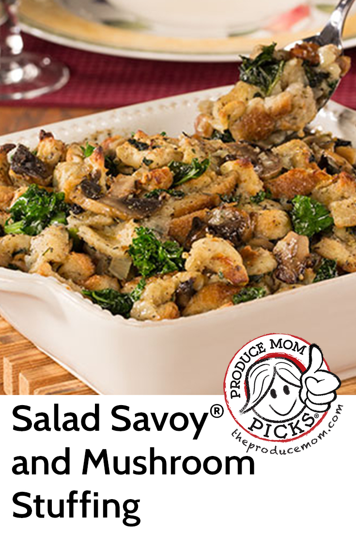 Salad Savoy® and Mushroom Stuffing from Salad Savoy