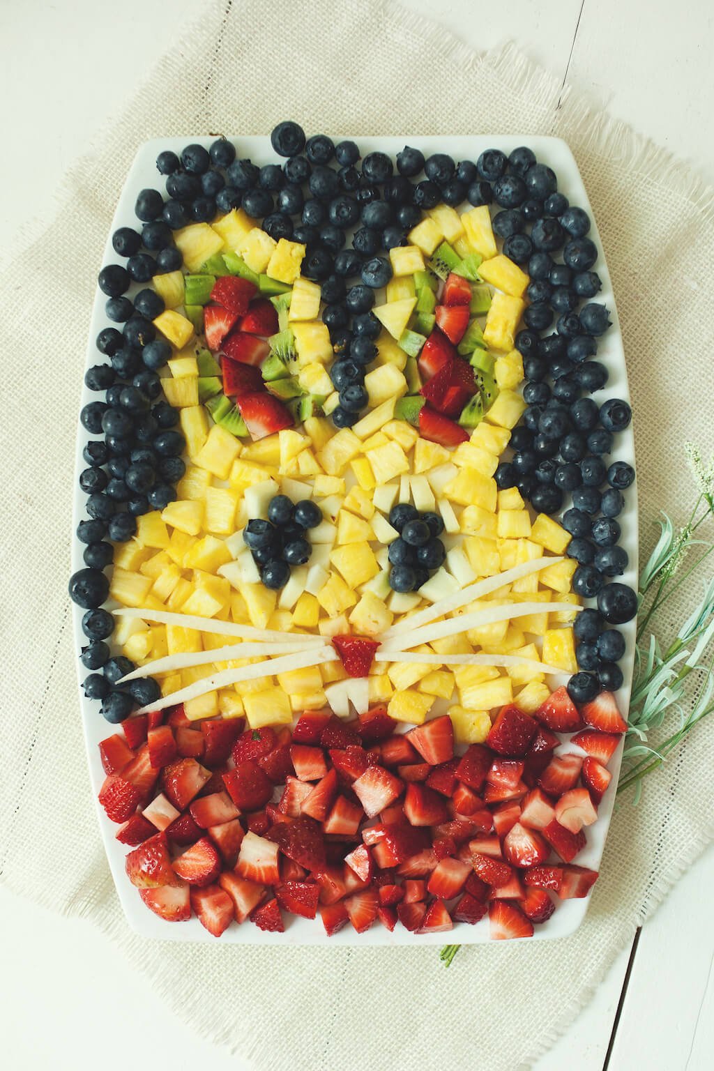 Easter Bunny Fruit Tray | Easter Fruit Platter - The Produce Moms