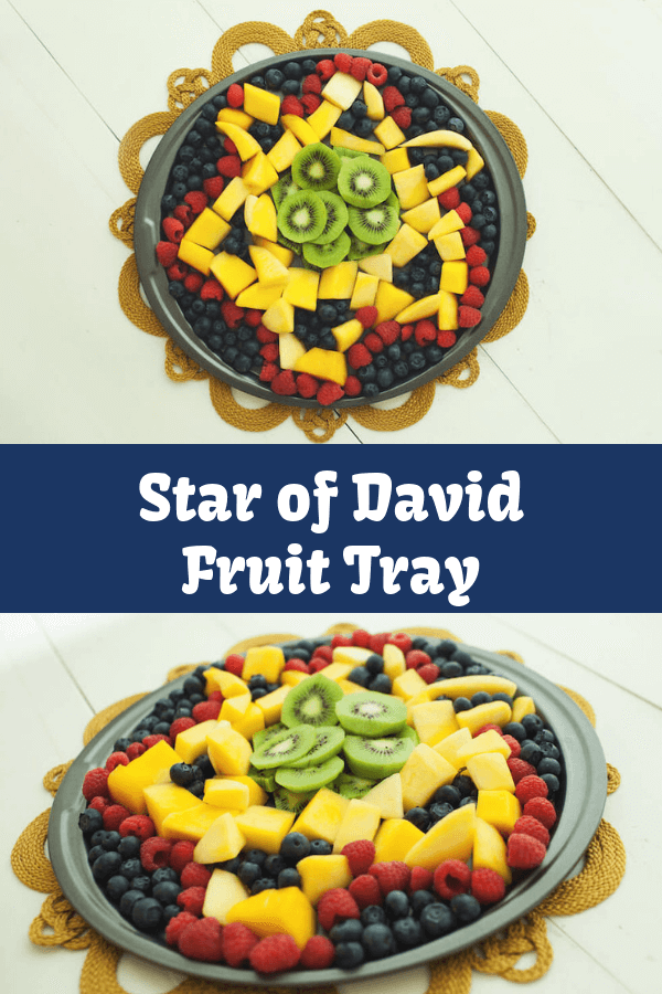 Star of David Hanukkah Fruit Tray