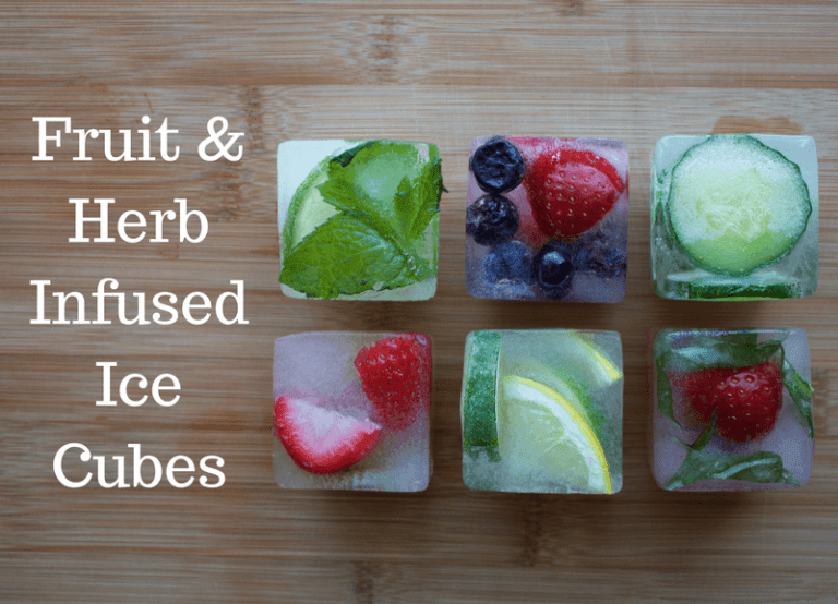 Flavored Ice Cubes How to Make Herb and Fruit Infused Ice Cubes