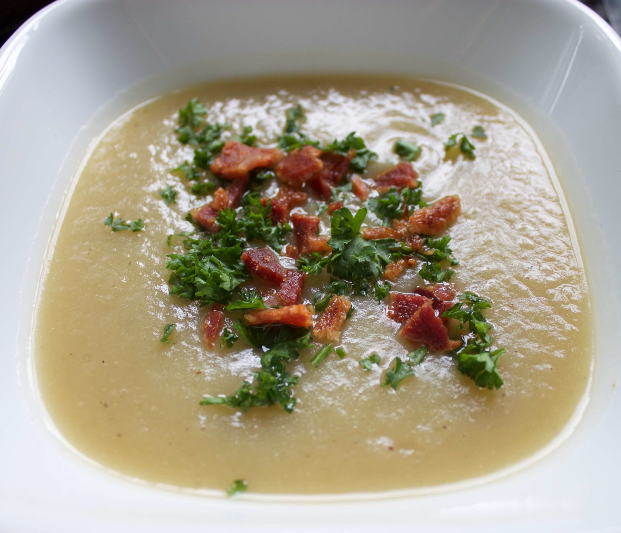 Slow Cooker Celery Soup with Bacon