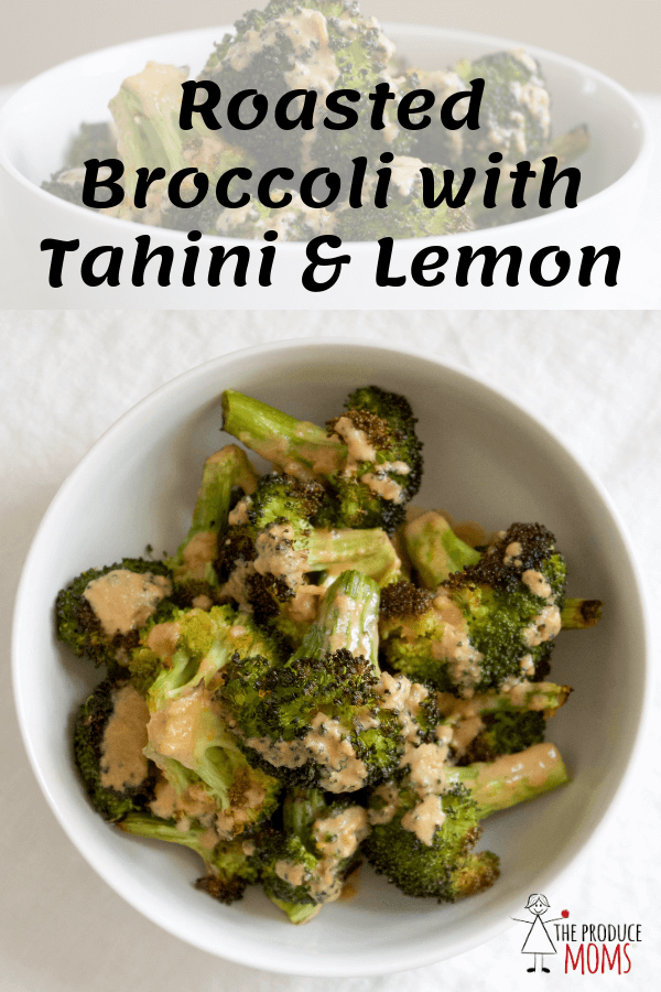 Roasted Broccoli with Tahini & Lemon