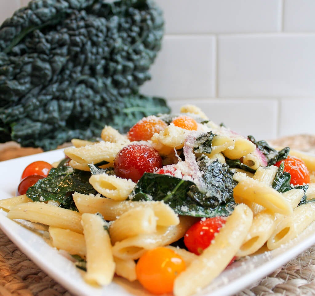 Lacinato Kale & Tomato Medley Pasta