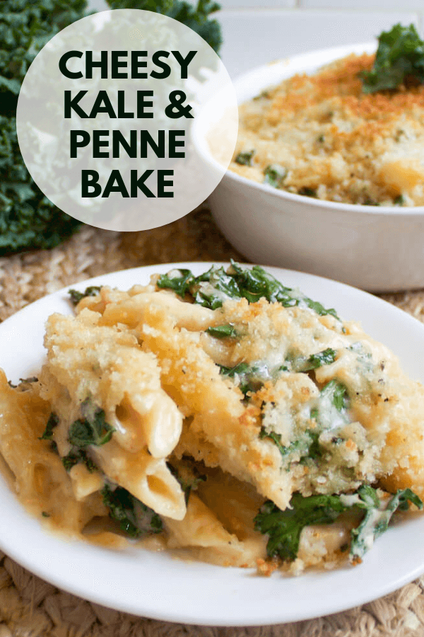 Cheesy Kale and Penne Bake