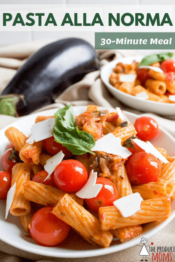 Pasta Alla Norma | 30 Minute Italian Meal | Vegetarian and Kid-Friendly