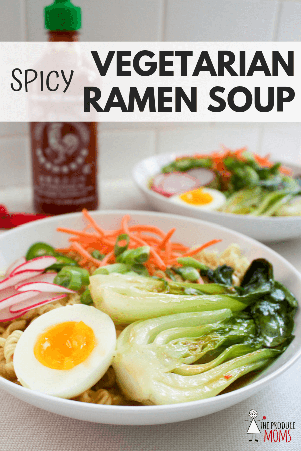 Spicy Vegetarian Ramen Soup Recipe