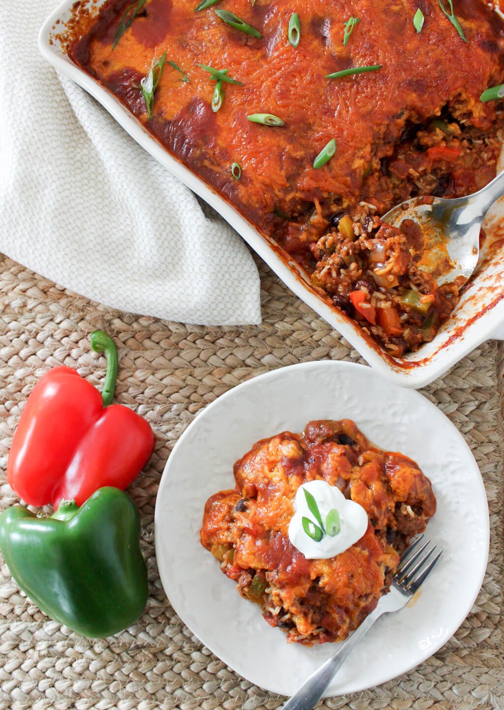 Stuffed Bell Pepper Casserole