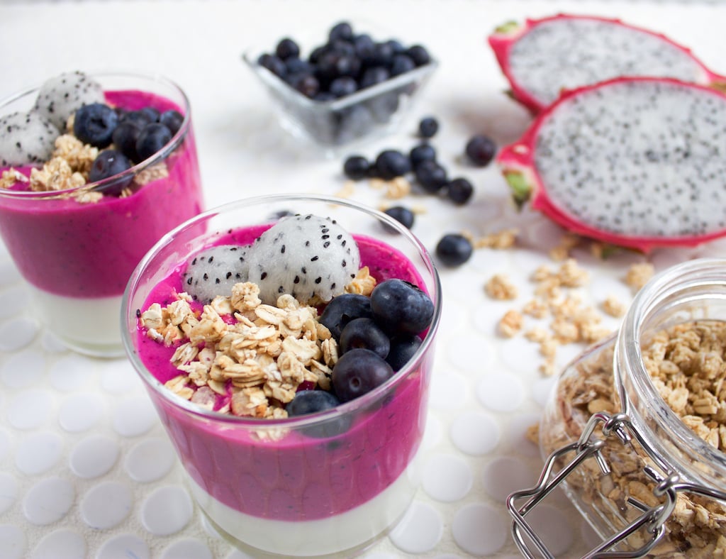 Dragon Fruit Yogurt Parfait