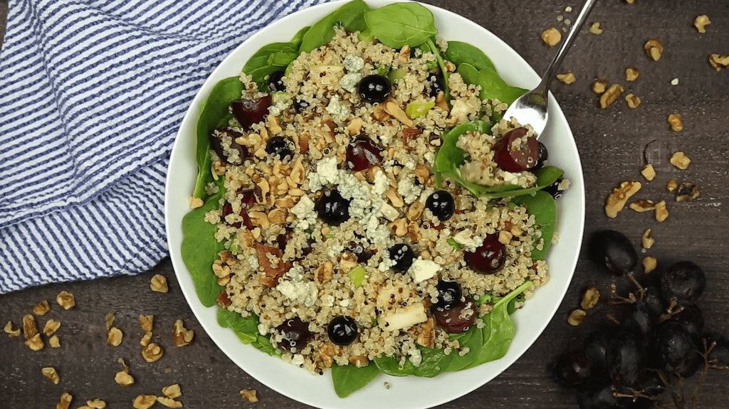Ancient Grain Salad with Blueberries