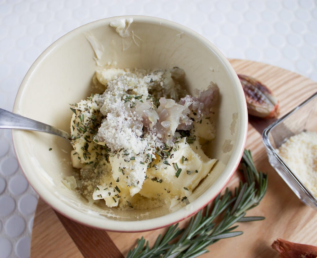 Roasted Shallot and Rosemary Butter