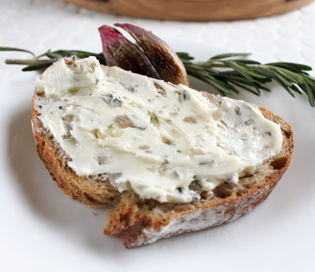 Roasted Shallot and Rosemary Butter