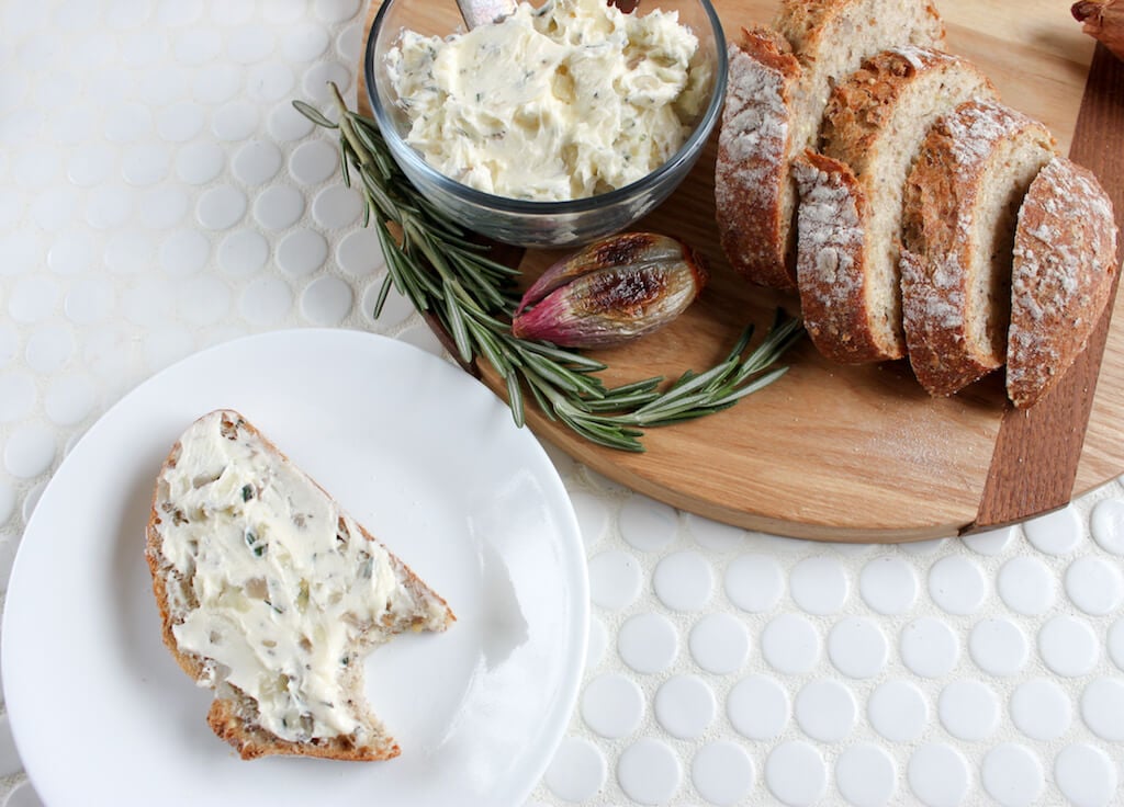 Roasted Shallot and Rosemary Butter