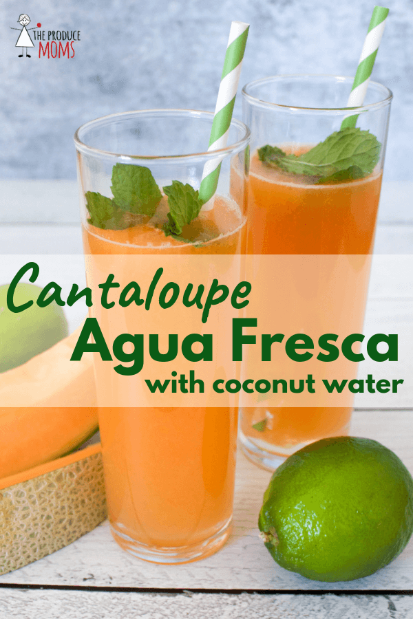 Cantaloupe Agua Fresca with Coconut Water