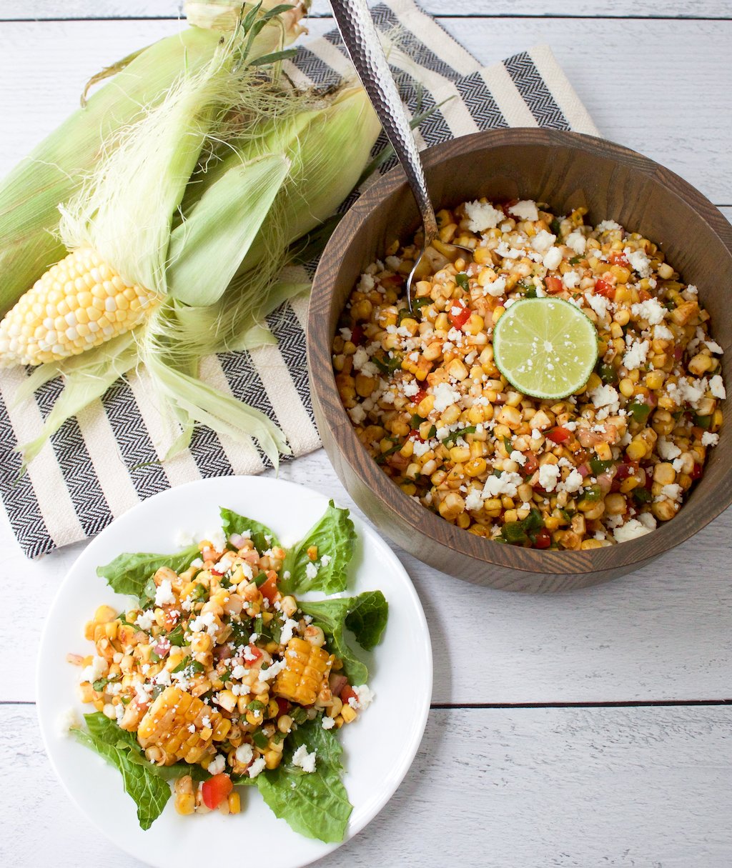 Elote Salad or Mexican Street Corn Salad