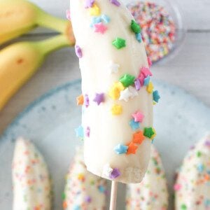 Frozen Banana Yogurt Pops