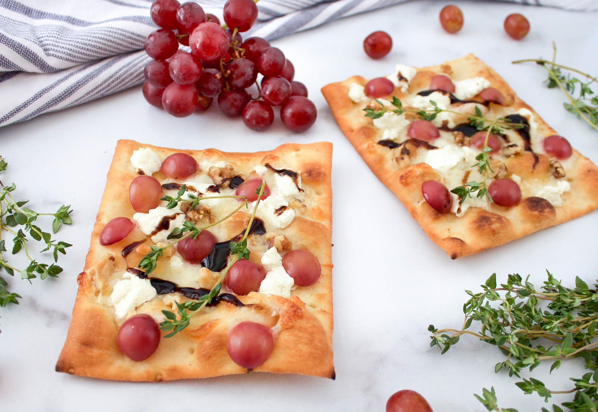 Grape Flatbread Pizza