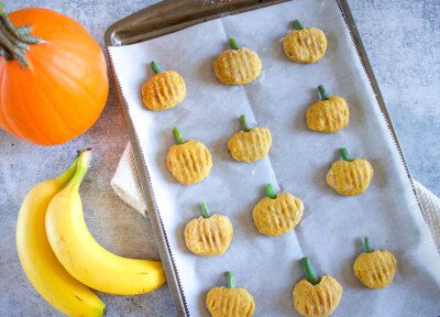 Pumpkin Banana Dog Treats - The Produce Moms