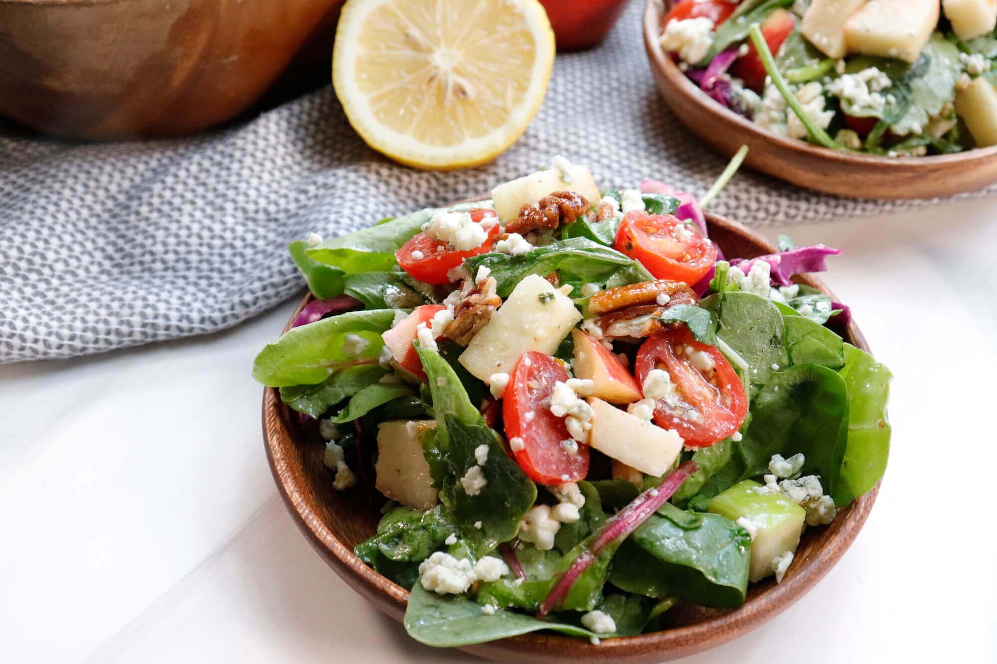 21 Unique Salads To Mix Up Your Meals: Apple Pecan Salad