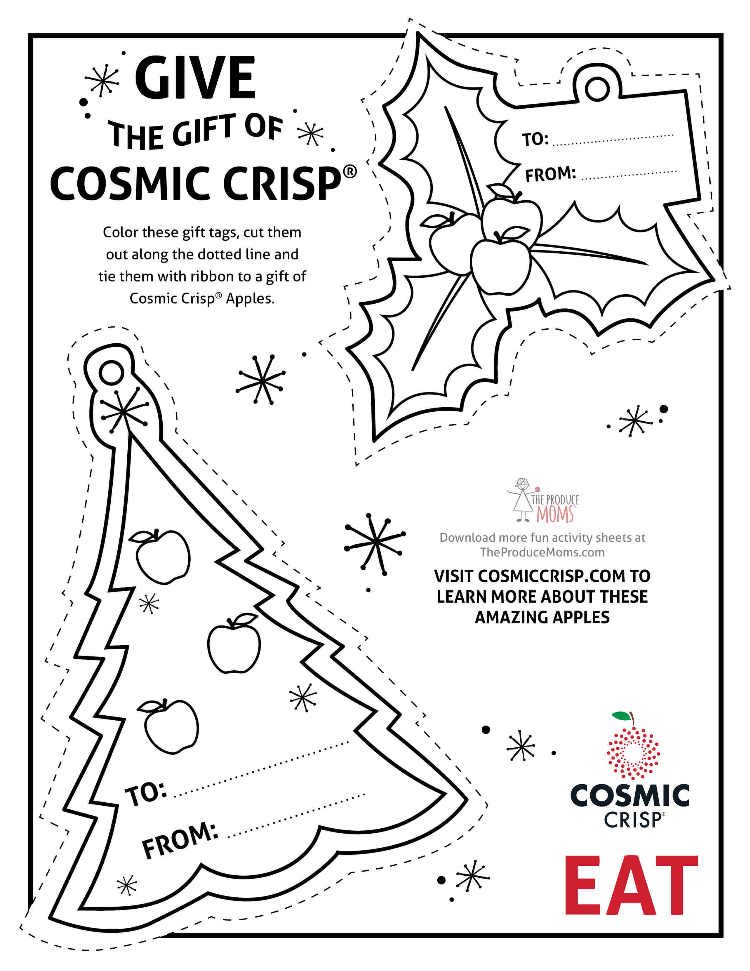 Give The Gift Of Cosmic Crisp® + Printable Holiday Gift Tags