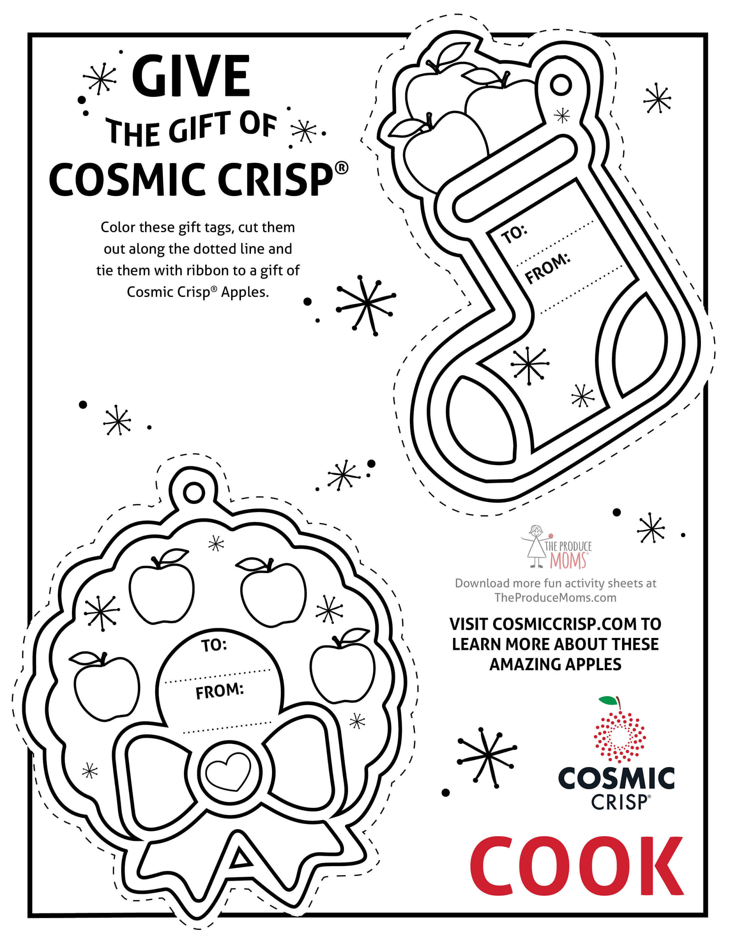 Give The Gift Of Cosmic Crisp® + Printable Holiday Gift Tags