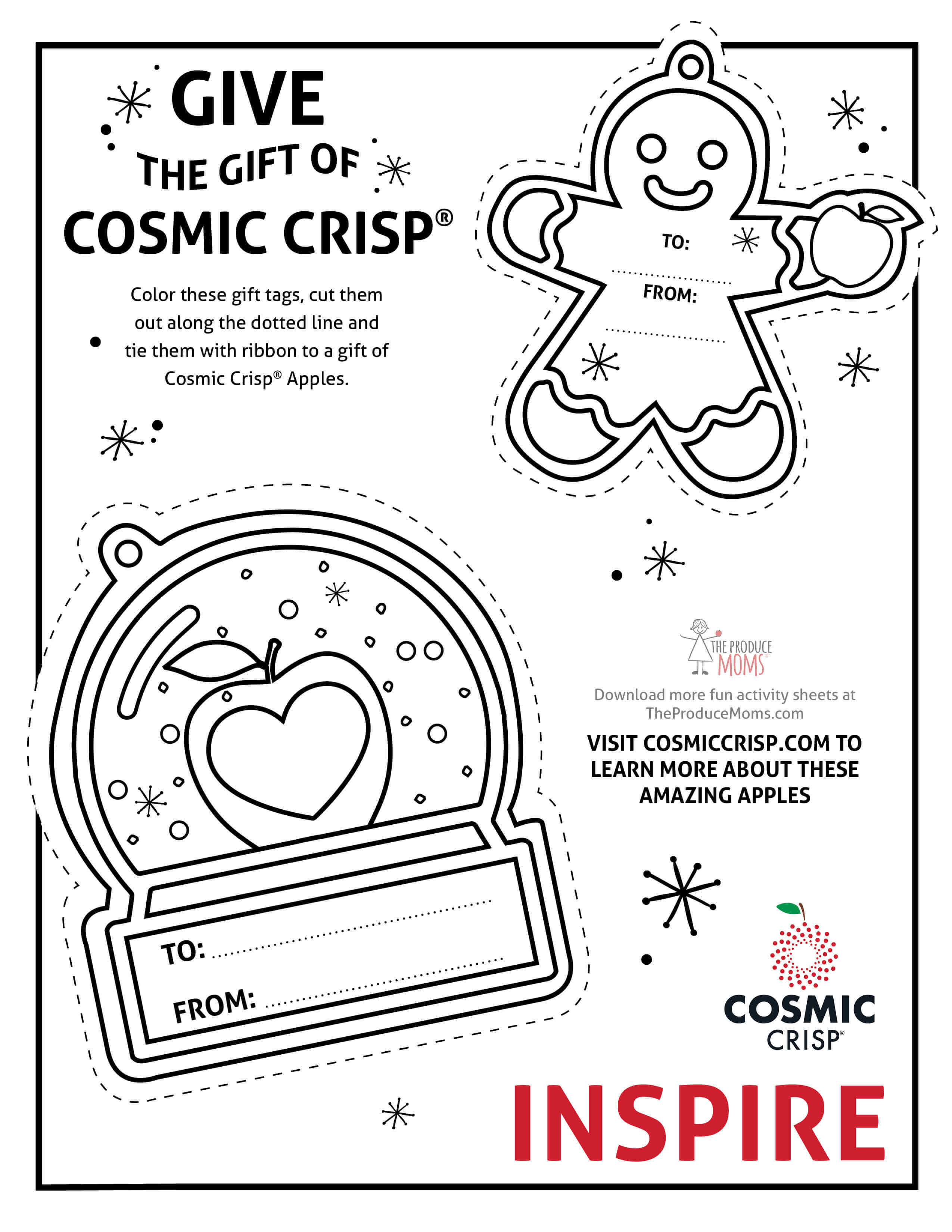 Give The Gift Of Cosmic Crisp® + Printable Holiday Gift Tags