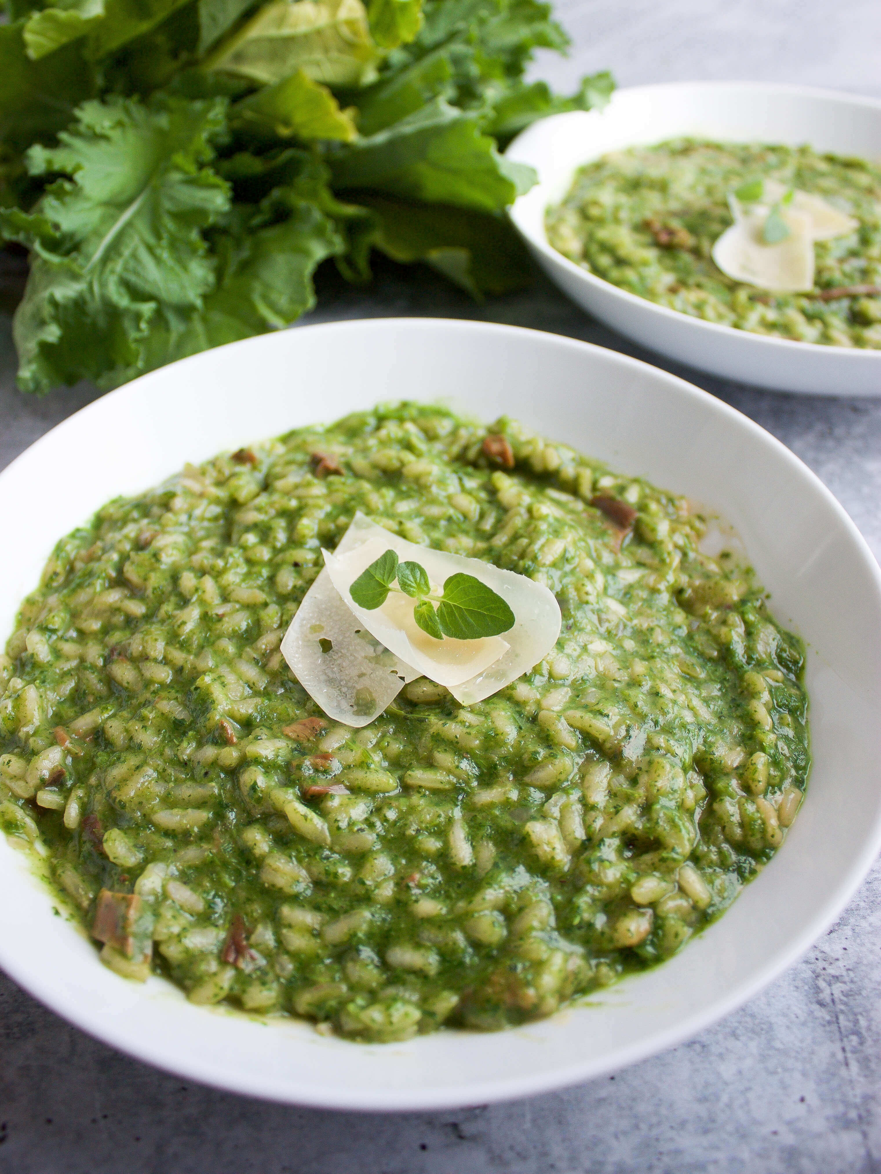 Porcini Mushroom and Broccoli Rabe Risotto