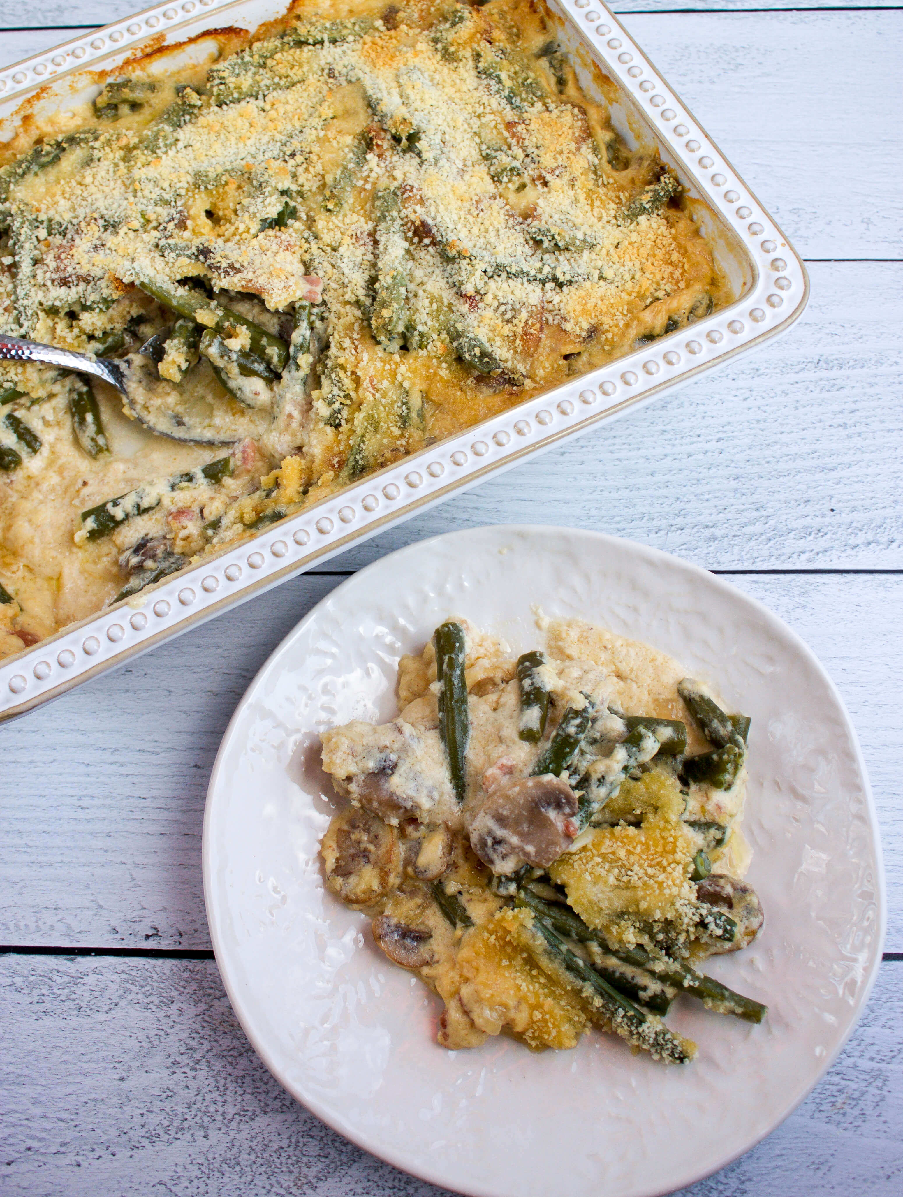 Fresh Green Bean Casserole