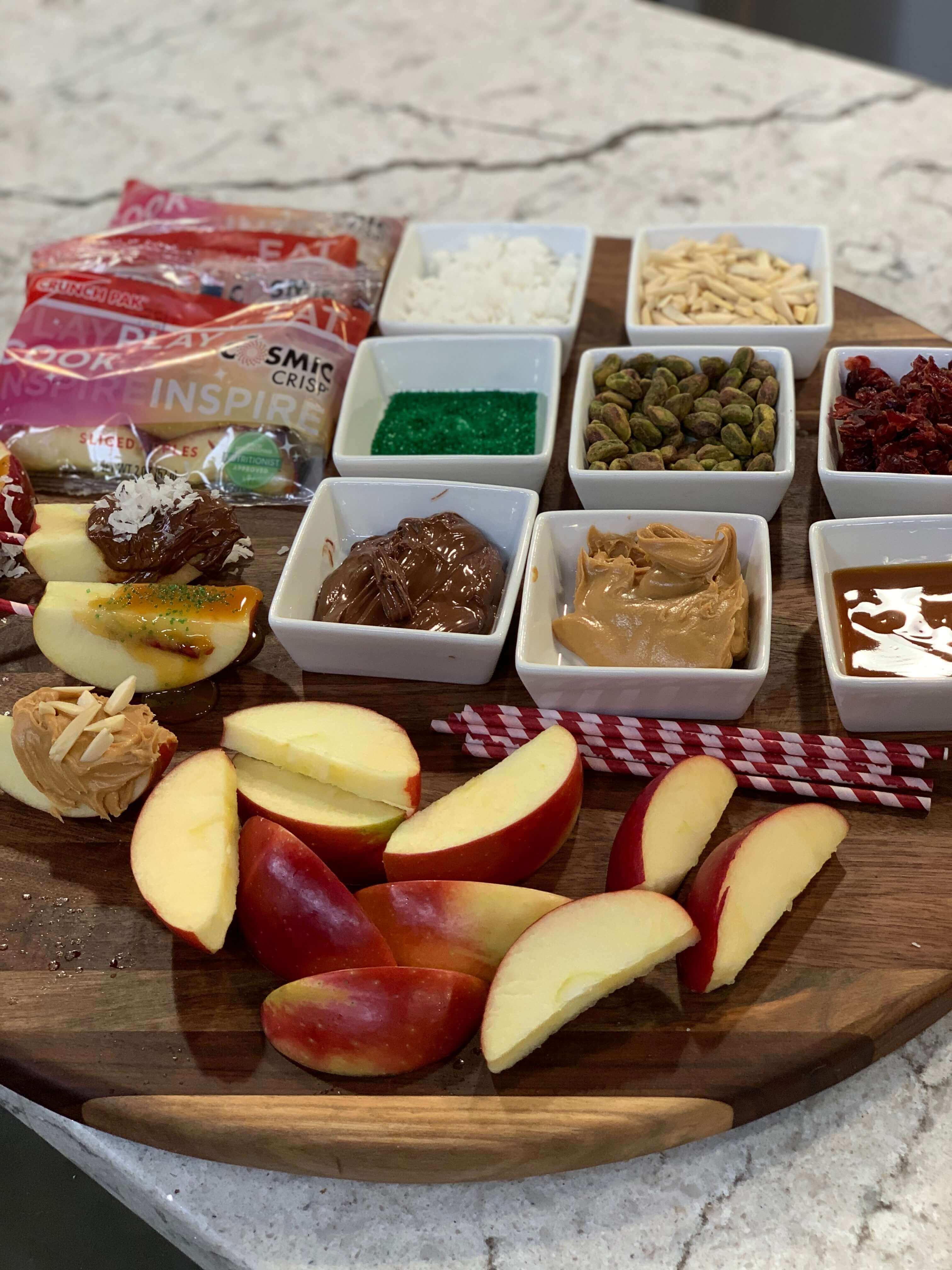 Holiday Recipes: Cosmic Crisp® Apple Almond Bites + Build Your Own Cosmic Crisp® Entertaining Bar