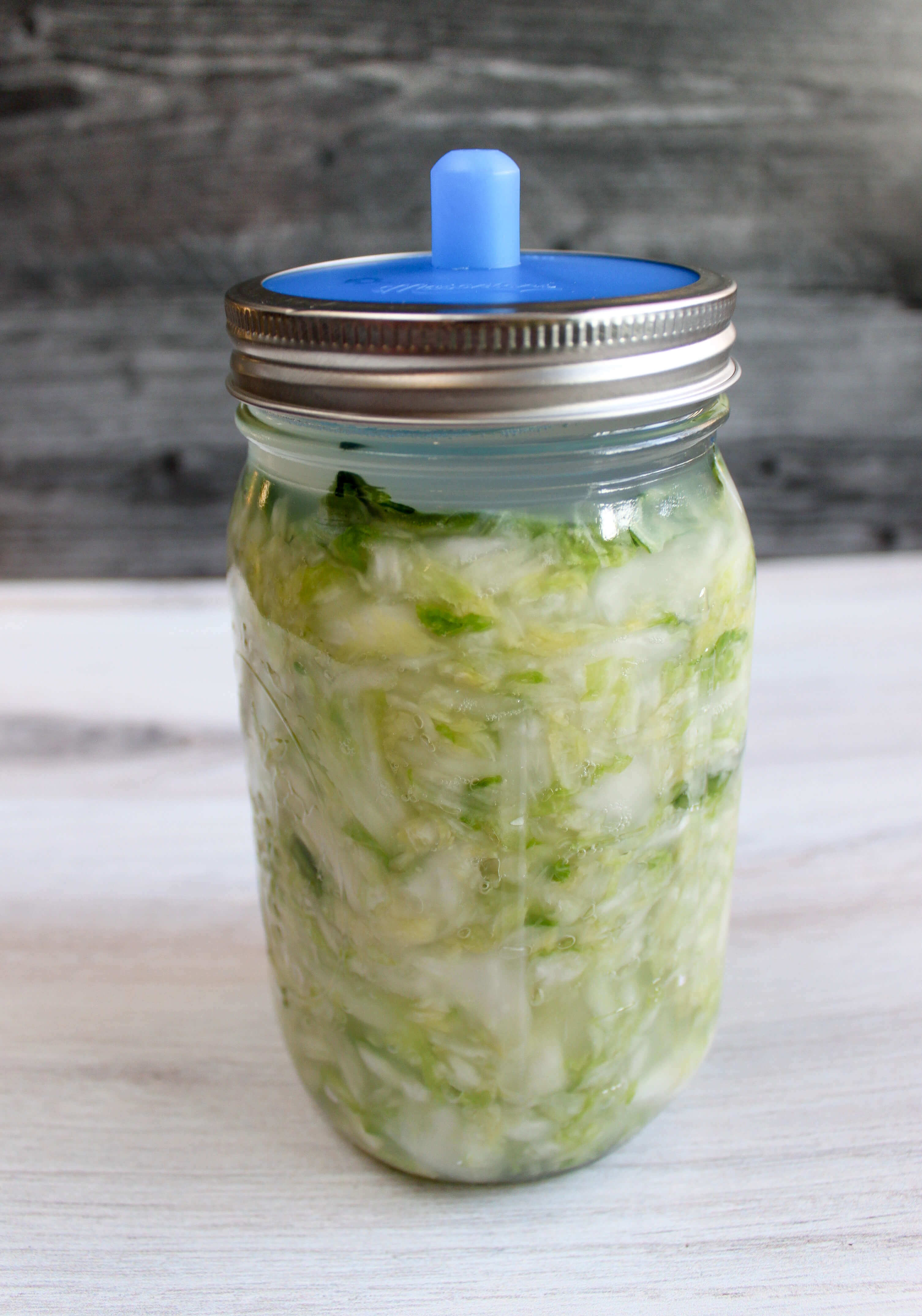 Making Spicy Sauerkraut - Before Fermenting