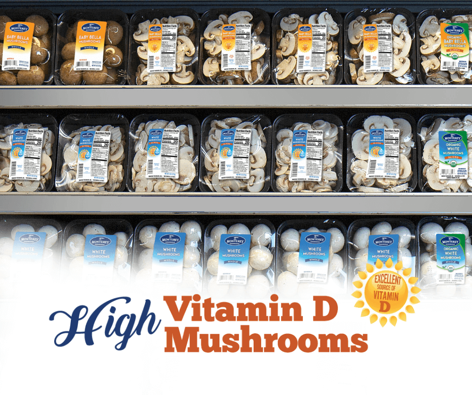 High vitamin D mushrooms