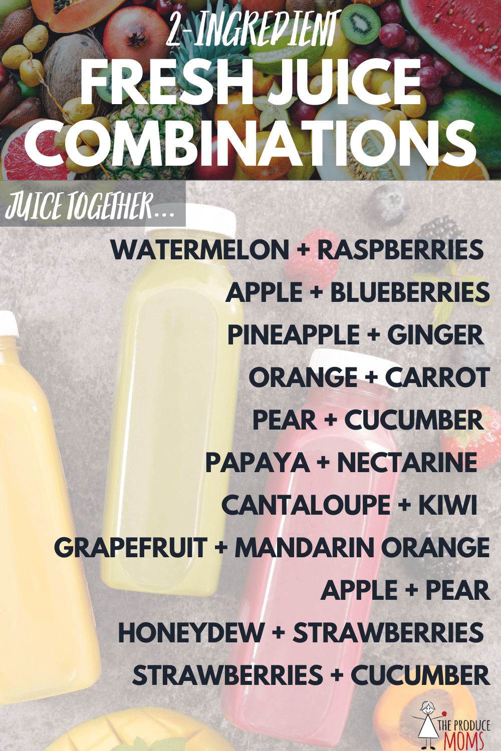 2-Ingredient Fresh Juice Combinations