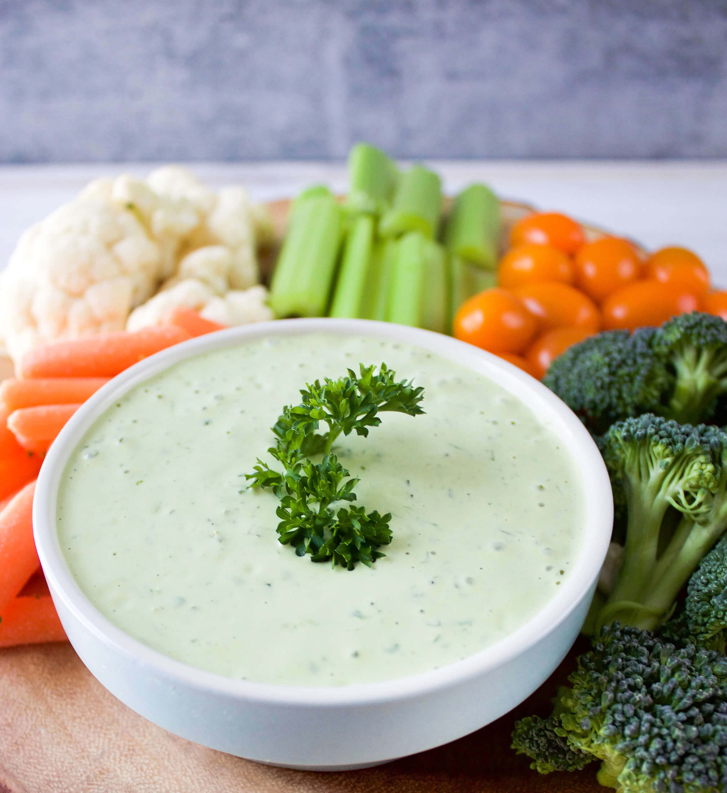 Green Goddess Veggie Dip